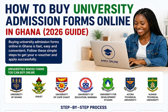 How to Buy University Admission Forms Online in Ghana (2026 Guide)
